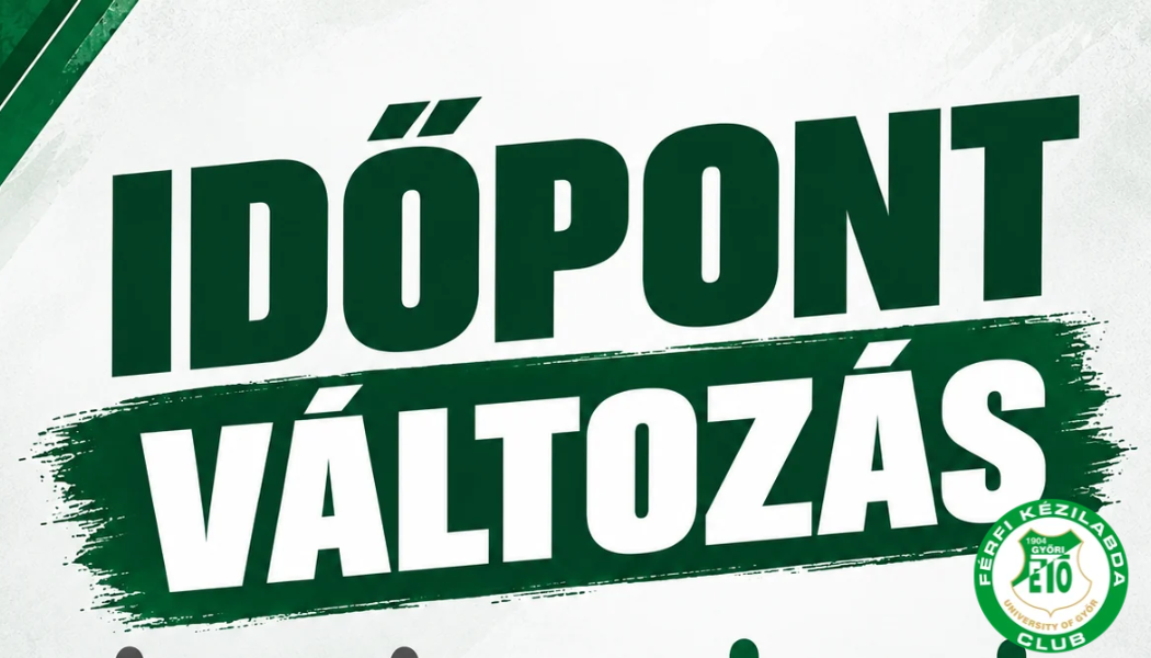 Változott a Csurgói KK elleni hazai mérkőzésünk időpontja
