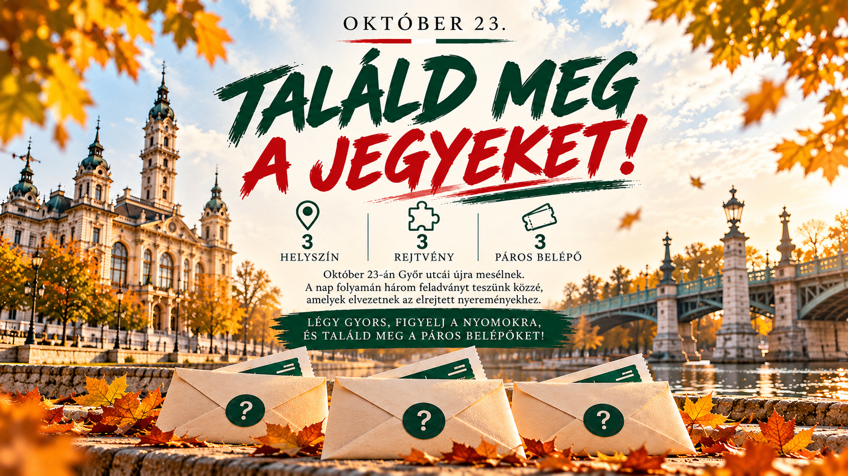 Találd meg a jegyeket! – Különleges nyomkereső játékra hívjuk szurkolóinkat október 23-án